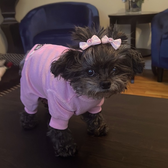 Fir baby pajamas. Cuddle up with them in this adorable pink comfy PJ in size XS - Picture 1 of 10